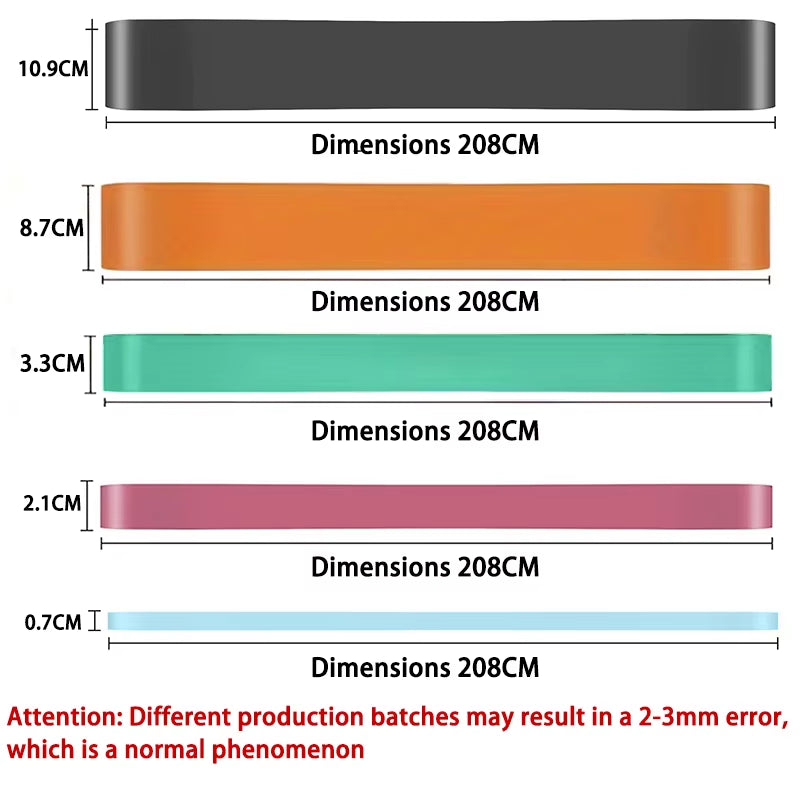 Resistance Band Set Pull up Assistance Bands Stretch Band Resistance Heavy Workout Exercise for Physical Therapy Home Workouts